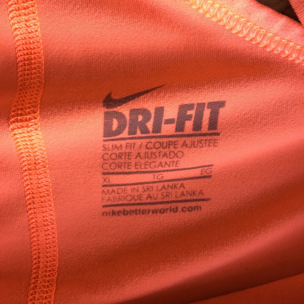 Neon charged orange racerback tank - Picture 4 of 5